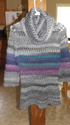 3/4 Sleeve Cowl Neck Sweater