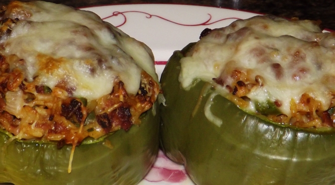 Best Stuffed Green Peppers on the Grill